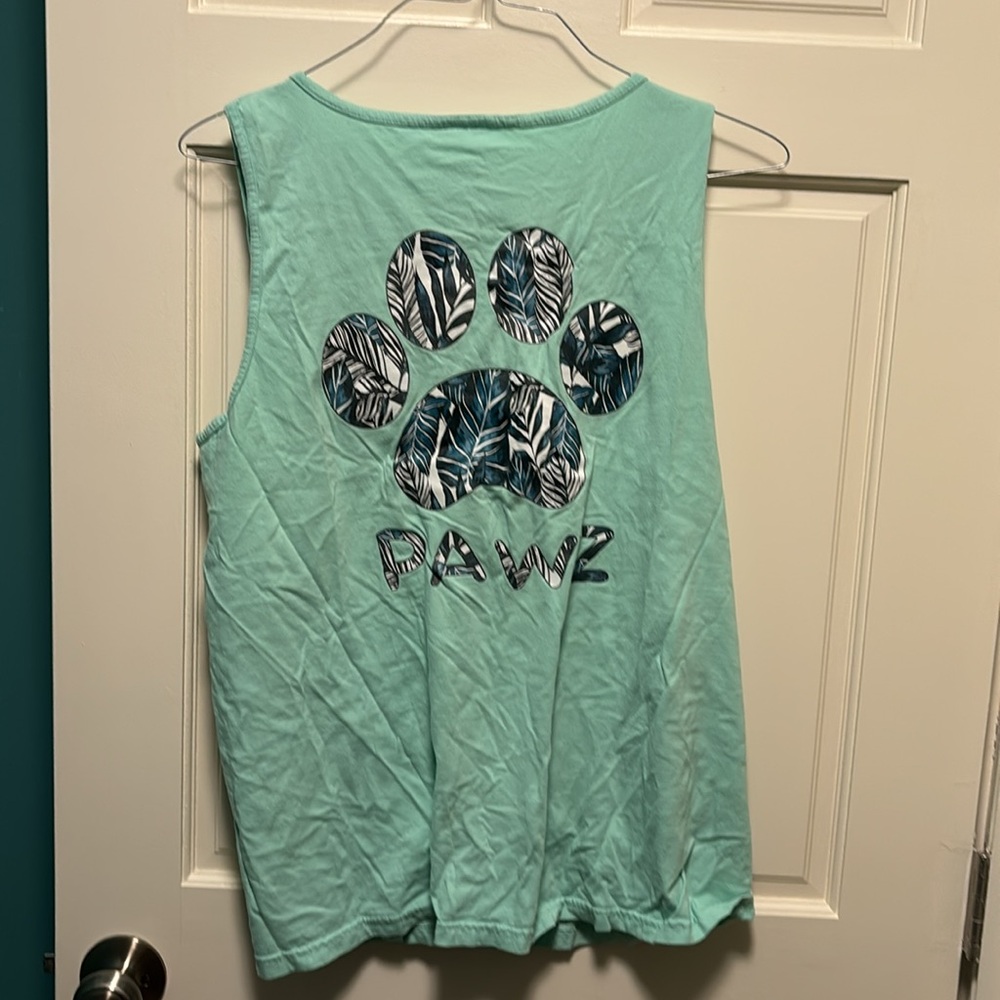 PAWZ Tropical Aqua Tank Top